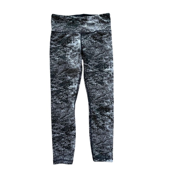 Athleta High Rise Leggings Fitted Workout Pants Textured Athletic‎ Bottoms Sz S - Picture 1 of 7
